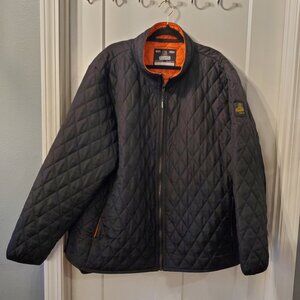 RefrigiWear Black Lightweight Diamond Quilted Jacket 3XL